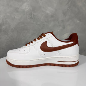 Tênis Unissex AF1 Branco/Caramelo Premium
