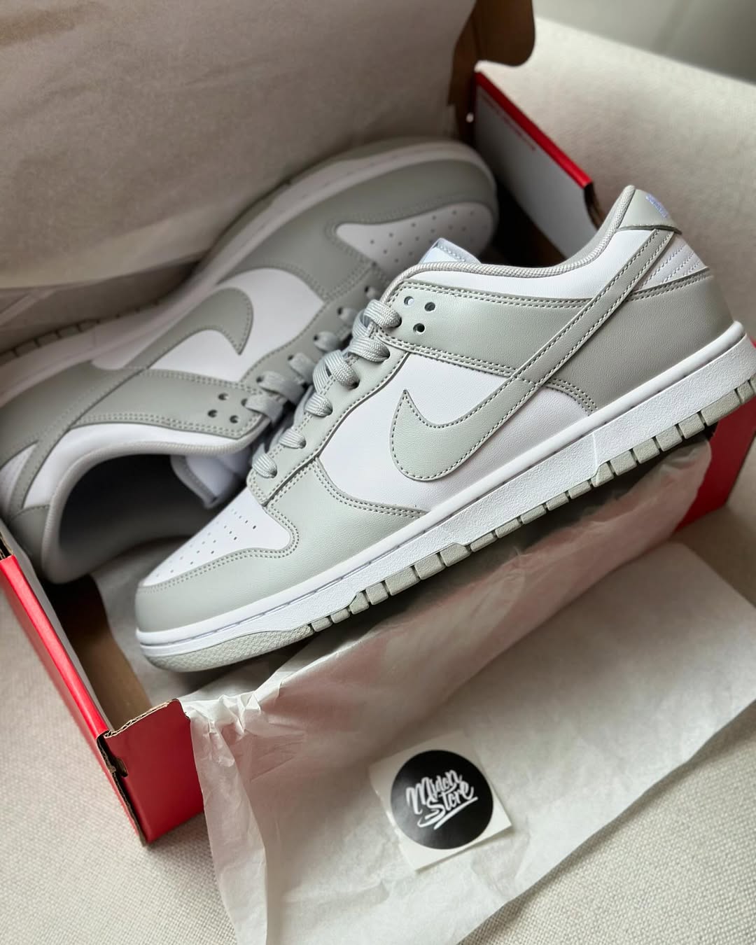 Tênis Unissex Dunk Cinza Premium