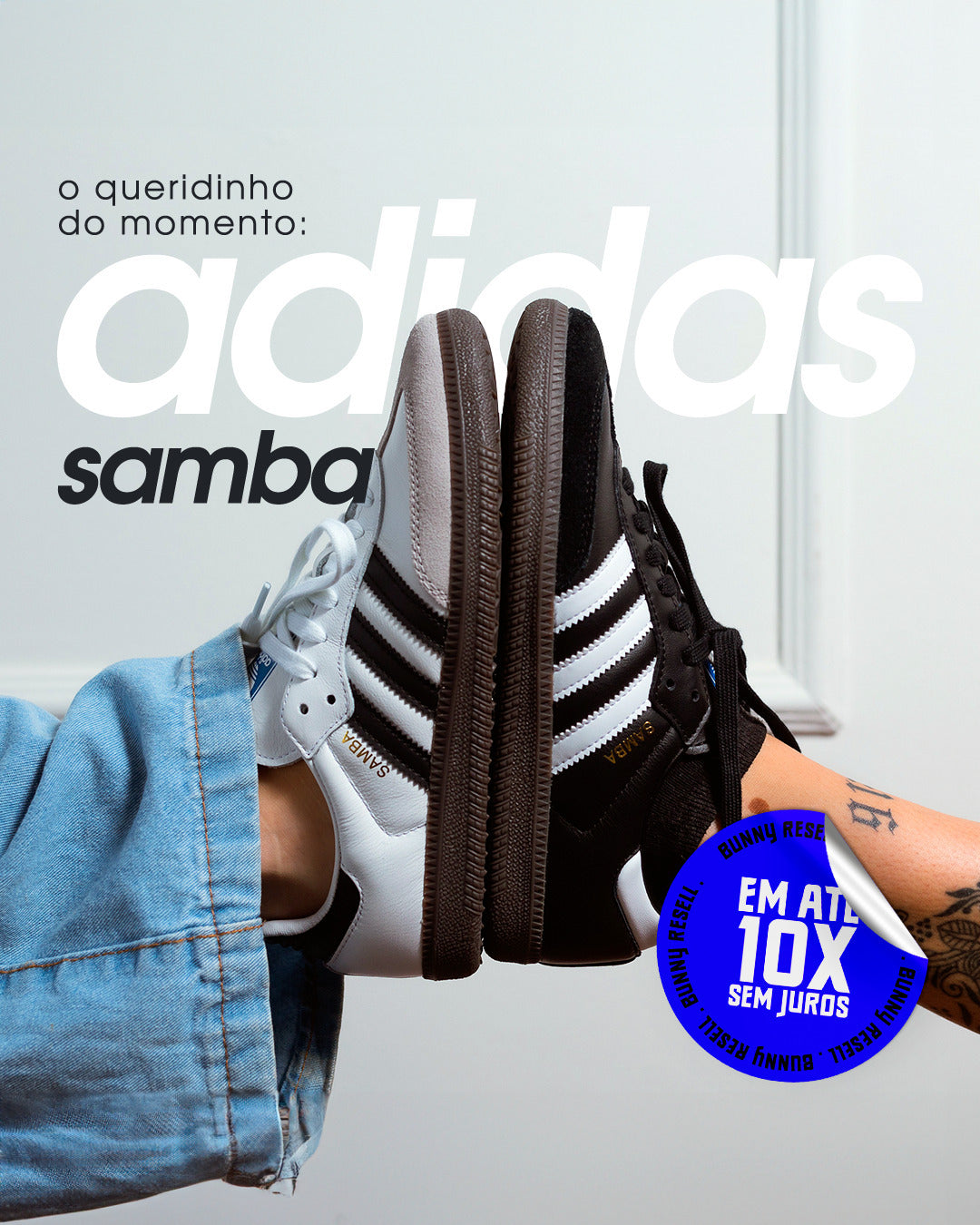 Tênis Feminino Adidas Samba Premium (EM COURO)